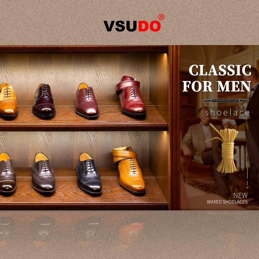 imageVSUDO 2 Pairs Waxed Round Dress Shoe Laces for Mens Dress Shoes 18quot Thin Business Oxford ShoelaceShoe Strings09 Turquoise