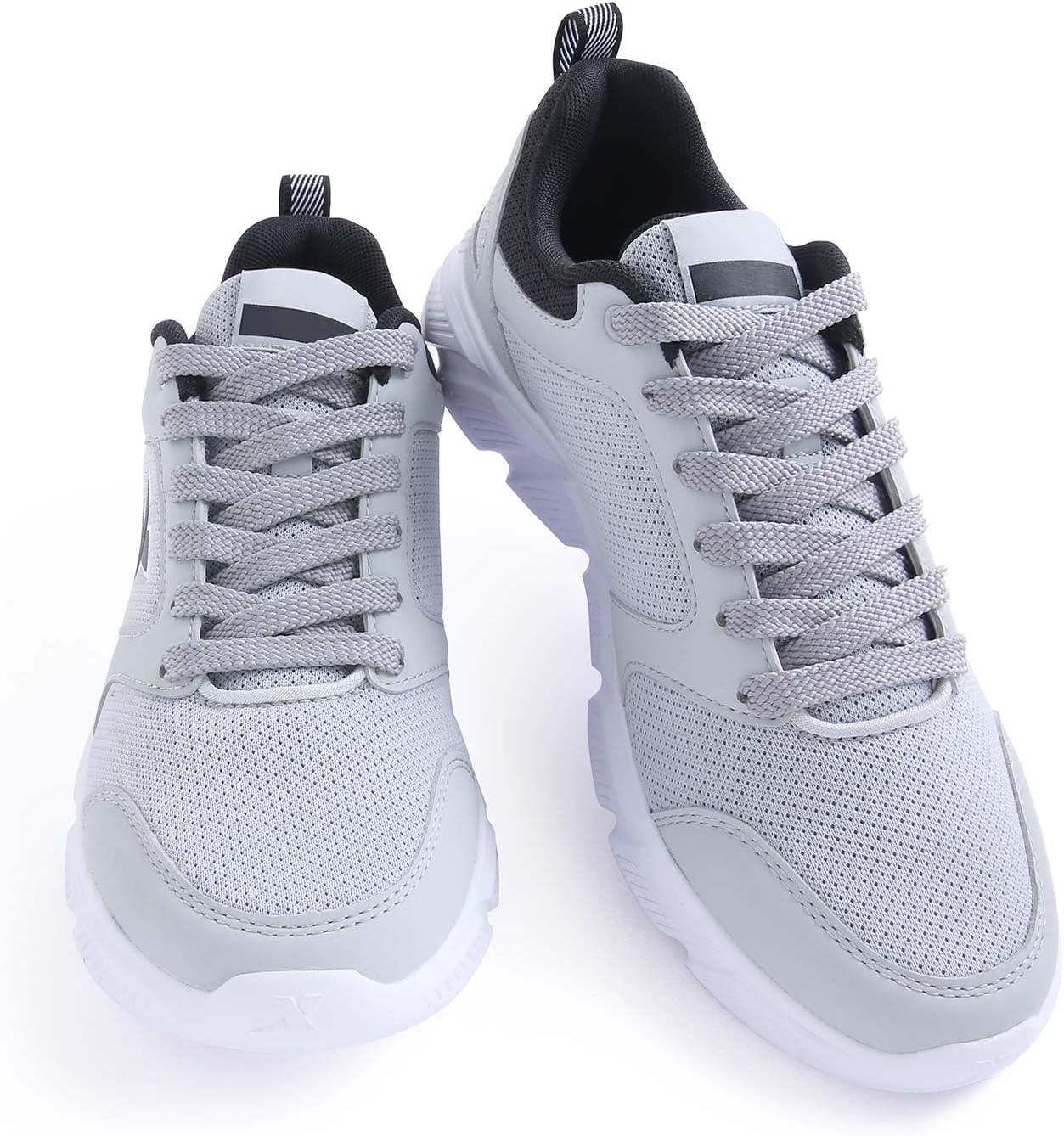 imageVSUDO Flat Shoe Laces for Sneakers Shoelaces for Sneakers Athletic Shoelaces07 Light Gray  Double Layer