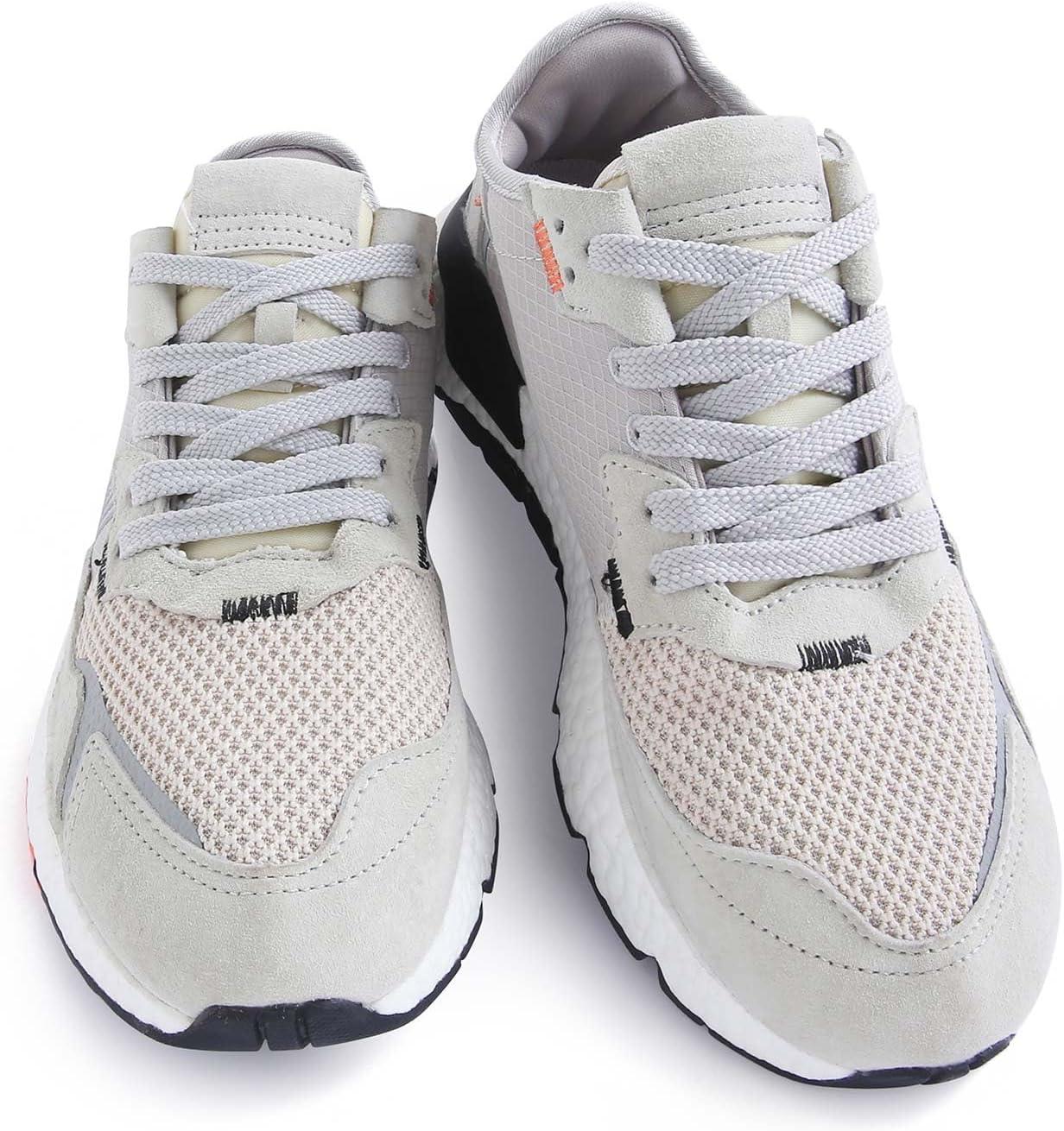 imageVSUDO Flat Shoe Laces for Sneakers Shoelaces for Sneakers Athletic Shoelaces08 White Gray  Double Layer