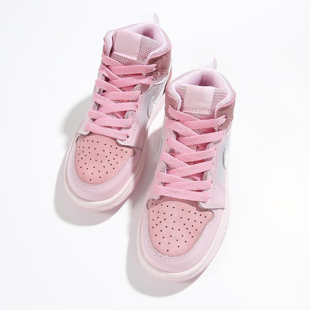imageVSUDO Flat Shoe Laces for Sneakers Shoelaces for Sneakers Athletic Shoelaces11 Light Pink