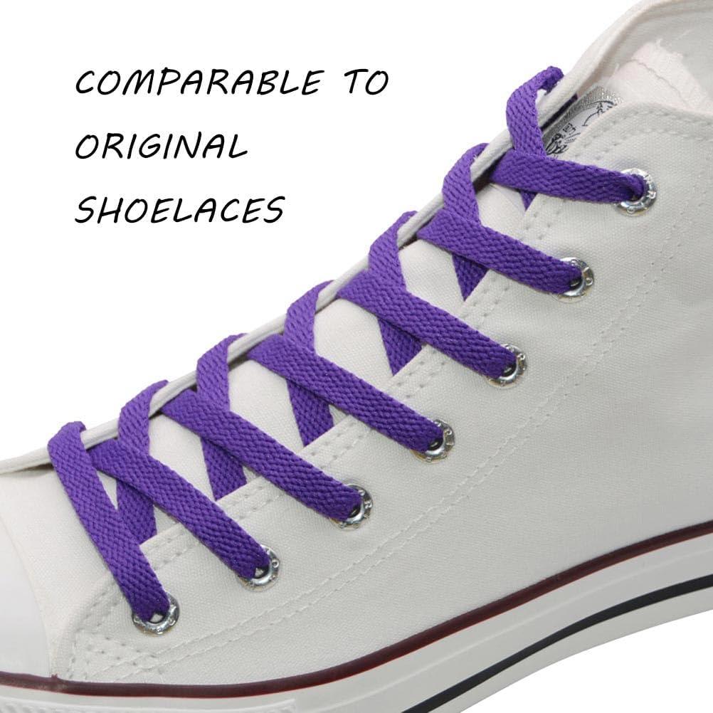 imageVSUDO Flat Shoe Laces for Sneakers Shoelaces for Sneakers Athletic Shoelaces18 Purple