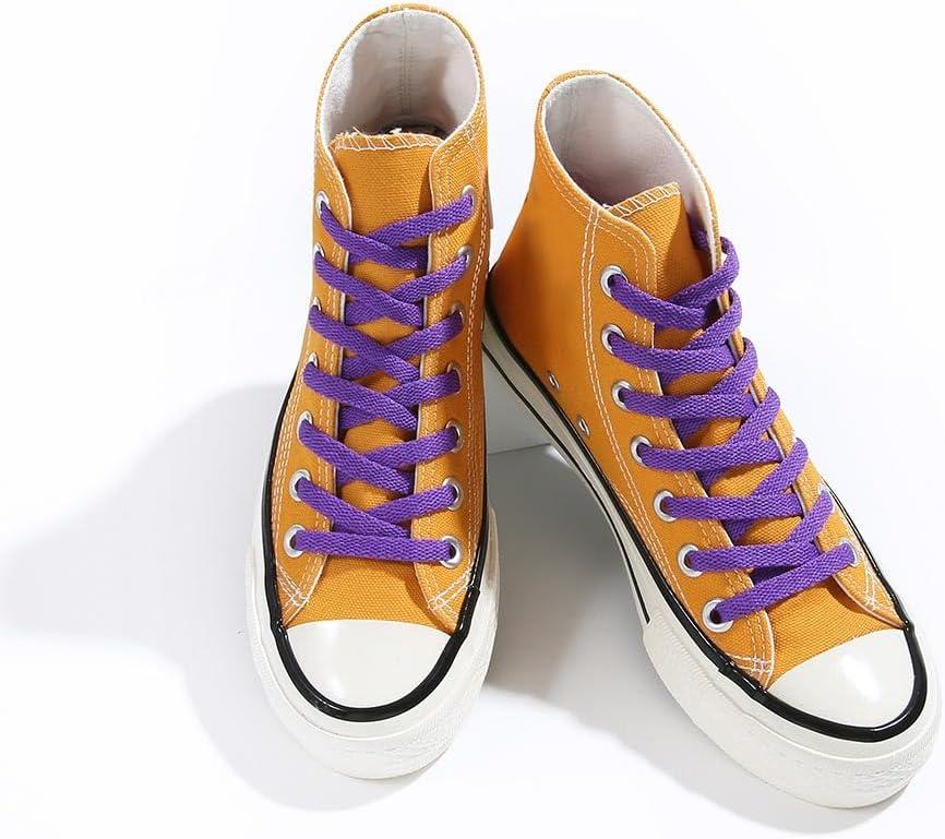 imageVSUDO Flat Shoe Laces for Sneakers Shoelaces for Sneakers Athletic Shoelaces18 Purple