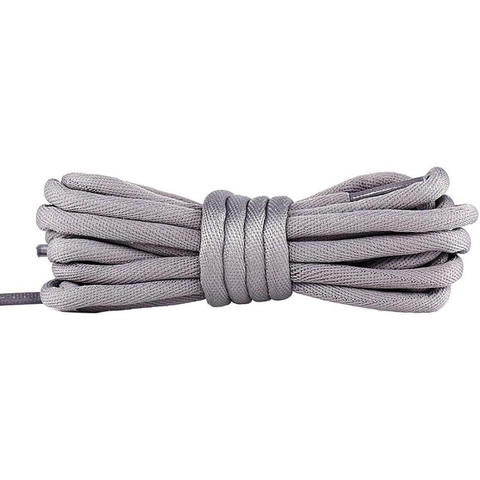 imageVSUDO 316quot Round Sneaker Shoelaces 5mm Round Trainers Shoe Laces Shoestrings06 Gray
