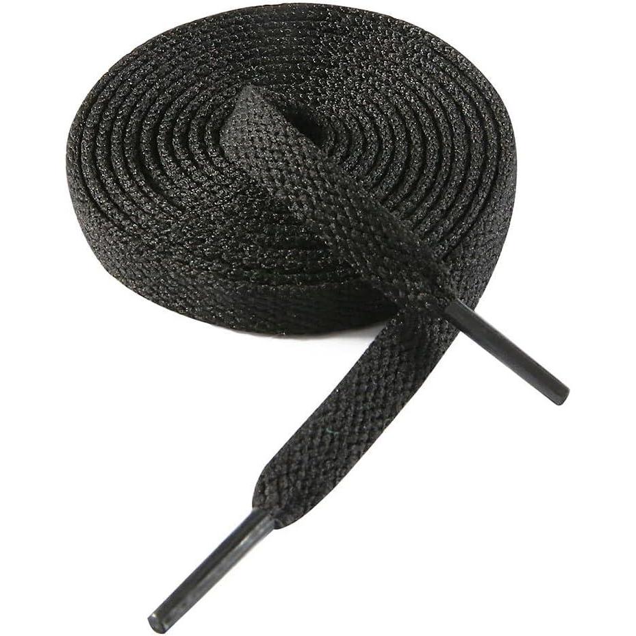 imageVSUDO Flat Shoe Laces for Sneakers Shoelaces for Sneakers Athletic Shoelaces04 Black