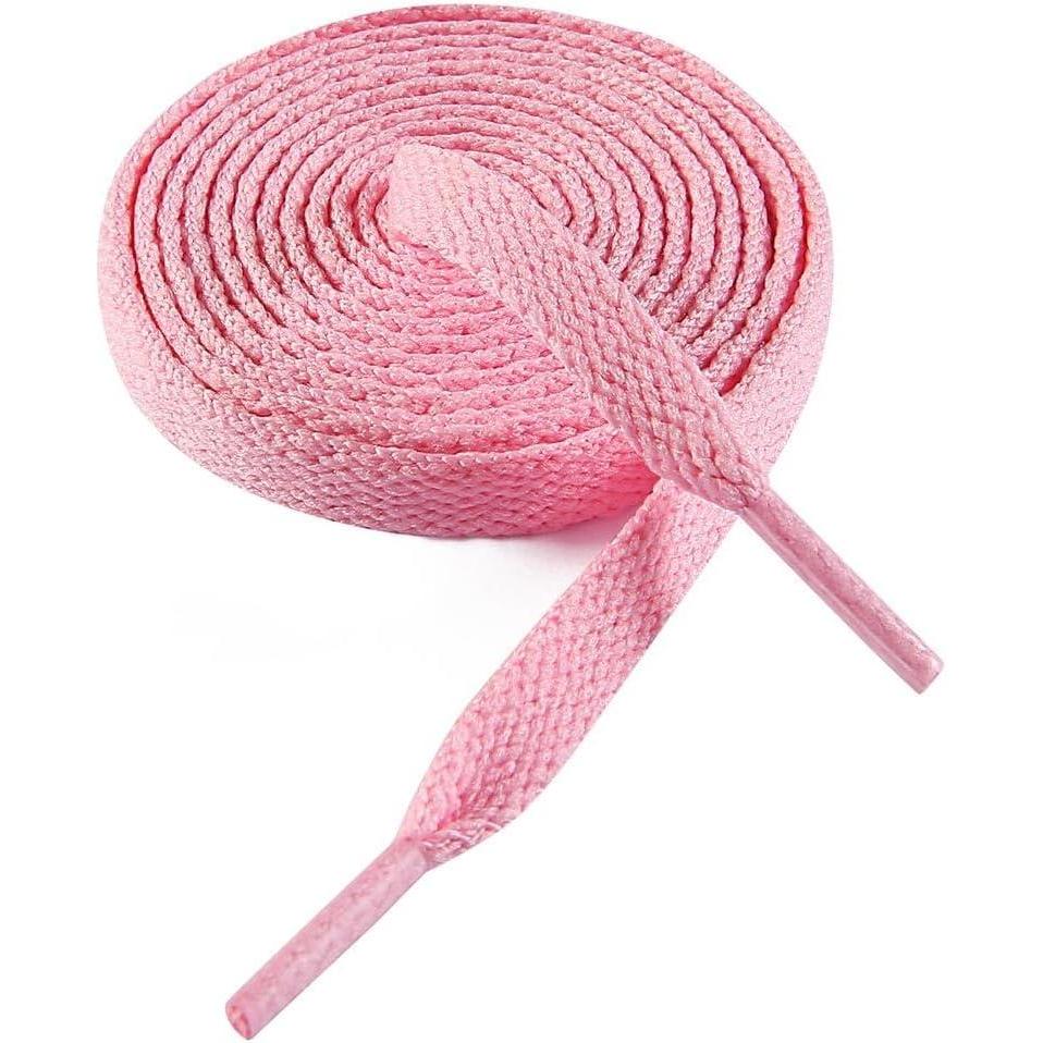 imageVSUDO Flat Shoe Laces for Sneakers Shoelaces for Sneakers Athletic Shoelaces11 Light Pink