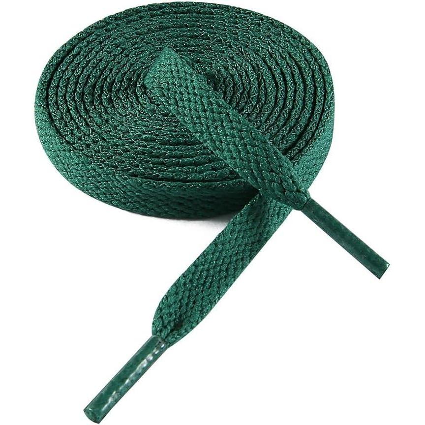 imageVSUDO Flat Shoe Laces for Sneakers Shoelaces for Sneakers Athletic Shoelaces17 Blackish Green