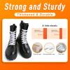imageVSUDO 2 Pairs 516quot Fine Weave Flat Shoe Lace Shoestring for Running Athletic Sneaker01 White