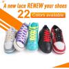 imageVSUDO 2 Pairs 516quot Fine Weave Flat Shoe Lace Shoestring for Running Athletic Sneaker04 Light Purple