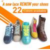 imageVSUDO 2 Pairs 516quot Fine Weave Flat Shoe Lace Shoestring for Running Athletic Sneaker05 Light Brown