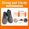 imageVSUDO 2 Pairs 516quot Fine Weave Flat Shoe Lace Shoestring for Running Athletic Sneaker08 Dark Gray