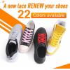 imageVSUDO 2 Pairs 516quot Fine Weave Flat Shoe Lace Shoestring for Running Athletic Sneaker09 Pink