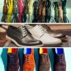 imageVSUDO 2 Pairs Waxed Round Dress Shoe Laces for Mens Dress Shoes 18quot Thin Business Oxford ShoelaceShoe Strings02 Light Brown