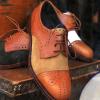 imageVSUDO 2 Pairs Waxed Round Dress Shoe Laces for Mens Dress Shoes 18quot Thin Business Oxford ShoelaceShoe Strings04 Red Brown