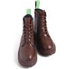 imageVSUDO 2 Pairs Waxed Round Dress Shoe Laces for Mens Dress Shoes 18quot Thin Business Oxford ShoelaceShoe Strings04 Red Brown