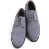 imageVSUDO 2 Pairs Waxed Round Dress Shoe Laces for Mens Dress Shoes 18quot Thin Business Oxford ShoelaceShoe Strings12 Gray
