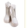 imageVSUDO 2 Pairs Waxed Round Dress Shoe Laces for Mens Dress Shoes 18quot Thin Business Oxford ShoelaceShoe Strings13 Beige
