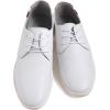 imageVSUDO 2 Pairs Waxed Round Dress Shoe Laces for Mens Dress Shoes 18quot Thin Business Oxford ShoelaceShoe Strings14 White