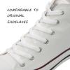 imageVSUDO Flat Shoe Laces for Sneakers Shoelaces for Sneakers Athletic Shoelaces01 White