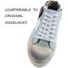 imageVSUDO Flat Shoe Laces for Sneakers Shoelaces for Sneakers Athletic Shoelaces02 Snow White
