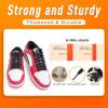 imageVSUDO Flat Shoe Laces for Sneakers Shoelaces for Sneakers Athletic Shoelaces04 Black  Double Layer