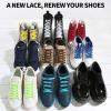 imageVSUDO Flat Shoe Laces for Sneakers Shoelaces for Sneakers Athletic Shoelaces07 Light Gray
