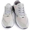 imageVSUDO Flat Shoe Laces for Sneakers Shoelaces for Sneakers Athletic Shoelaces08 White Gray  Double Layer