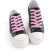 imageVSUDO Flat Shoe Laces for Sneakers Shoelaces for Sneakers Athletic Shoelaces11 Light Pink  Double Layer