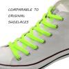 imageVSUDO Flat Shoe Laces for Sneakers Shoelaces for Sneakers Athletic Shoelaces15 Neon Green