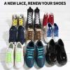 imageVSUDO Flat Shoe Laces for Sneakers Shoelaces for Sneakers Athletic Shoelaces24 Neon Yellow