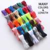 imageVSUDO Flat Shoe Laces for Sneakers Shoelaces for Sneakers Athletic Shoelaces24 Neon Yellow