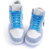 imageVSUDO Flat Shoe Laces for Sneakers Shoelaces for Sneakers Athletic Shoelaces27 Turquoise Blue  Doublelayer