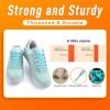 imageVSUDO Flat Shoe Laces for Sneakers Shoelaces for Sneakers Athletic Shoelaces28 Powder Blue  Double Layer