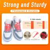 imageVSUDO Flat Shoe Laces for Sneakers Shoelaces for Sneakers Athletic Shoelaces33 Neon Red  Double Layer