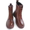 imageVSUDO Flat Shoe Laces for Sneakers Shoelaces for Sneakers Athletic Shoelaces35 Red Brown  Double Layer