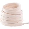 imageVSUDO 100 Cotton Flat Sneaker Shoelace 516quot Wide Sneaker Shoestring for Canvas Shoes03 Beige