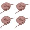 imageVSUDO 2 Pairs 516quot Fine Weave Flat Shoe Lace Shoestring for Running Athletic Sneaker10 Skin Pink