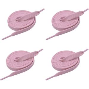 imageVSUDO 2 Pairs 516quot Fine Weave Flat Shoe Lace Shoestring for Running Athletic Sneaker04 Light Purple
