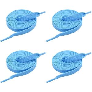 imageVSUDO 2 Pairs 516quot Fine Weave Flat Shoe Lace Shoestring for Running Athletic Sneaker12 Powder Blue