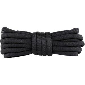 imageVSUDO 316quot Round Sneaker Shoelaces 5mm Round Trainers Shoe Laces Shoestrings04 Black