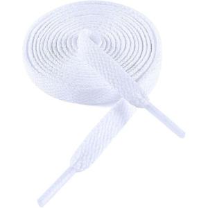 imageVSUDO Flat Shoe Laces for Sneakers Shoelaces for Sneakers Athletic Shoelaces02 Snow White