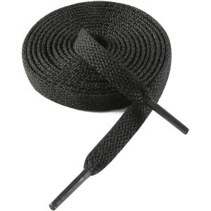 imageVSUDO Flat Shoe Laces for Sneakers Shoelaces for Sneakers Athletic Shoelaces04 Black