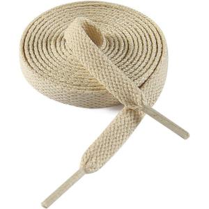 imageVSUDO Flat Shoe Laces for Sneakers Shoelaces for Sneakers Athletic Shoelaces06 Beige