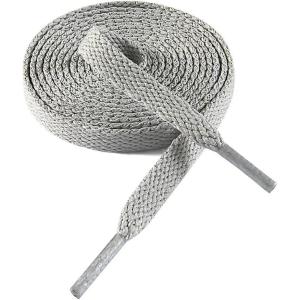imageVSUDO Flat Shoe Laces for Sneakers Shoelaces for Sneakers Athletic Shoelaces07 Light Gray