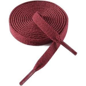 imageVSUDO Flat Shoe Laces for Sneakers Shoelaces for Sneakers Athletic Shoelaces14 Dark Red