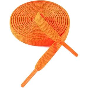 imageVSUDO Flat Shoe Laces for Sneakers Shoelaces for Sneakers Athletic Shoelaces22 Orange