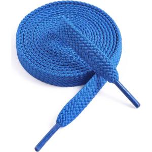 imageVSUDO Flat Shoe Laces for Sneakers Shoelaces for Sneakers Athletic Shoelaces26 Sky Blue  Double Layer