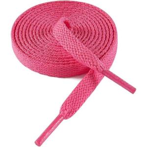imageVSUDO Flat Shoe Laces for Sneakers Shoelaces for Sneakers Athletic Shoelaces29 Rose Red