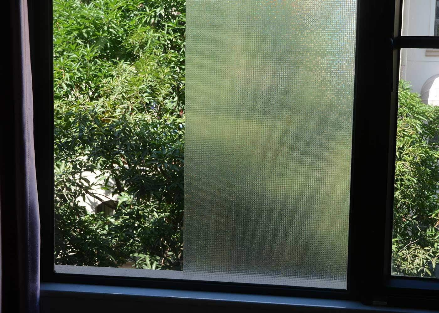 imageVSUDO 1 Roll 354quot by 787quot Static Cling Window Film for Privacy Crystal Mosaic Pattern Window Tint Sticker for Home or Office 1937 Sq Ft Total1 Roll  354 By 787