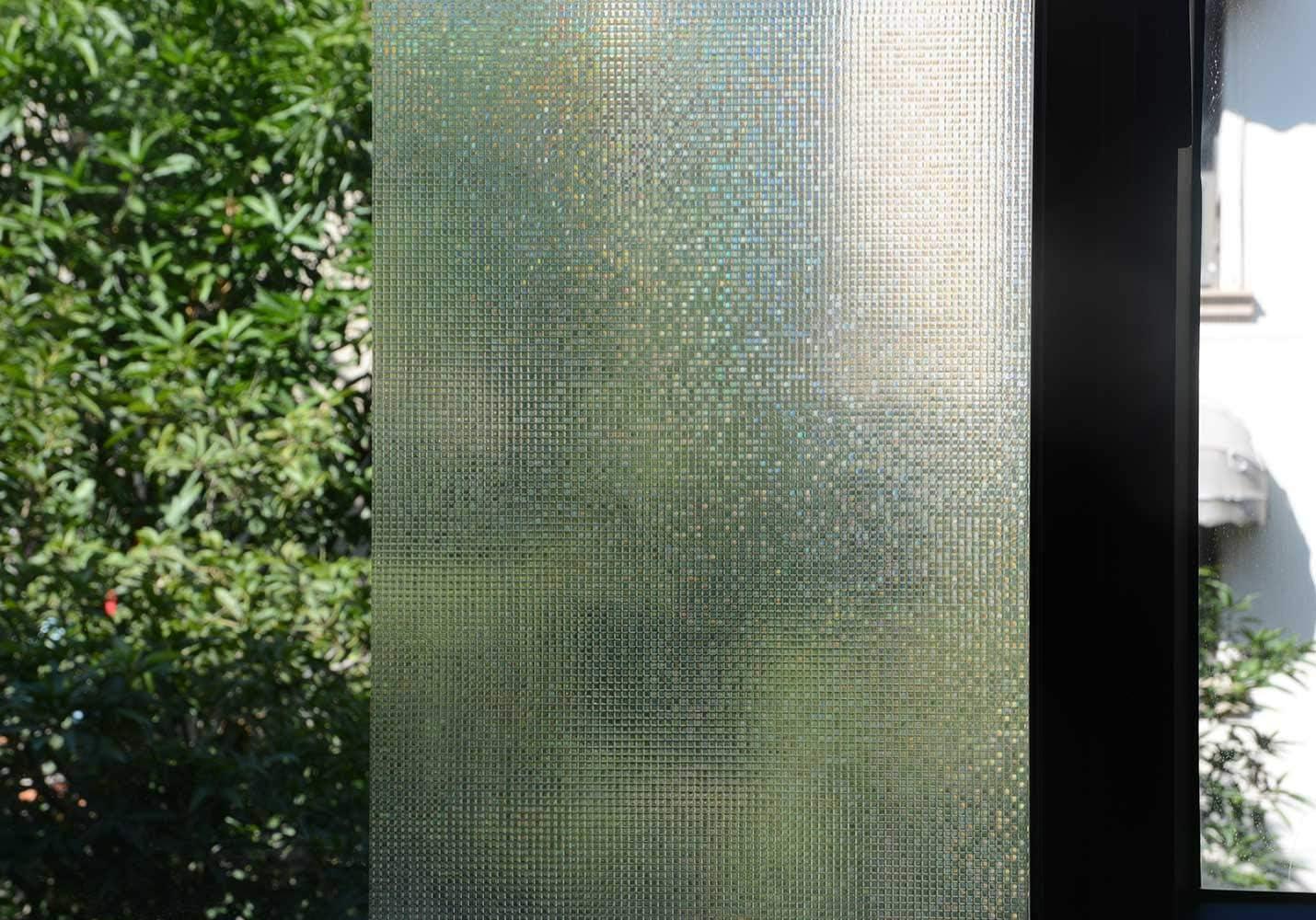 imageVSUDO 1 Roll 354quot by 787quot Static Cling Window Film for Privacy Crystal Mosaic Pattern Window Tint Sticker for Home or Office 1937 Sq Ft Total1 Roll  354 By 787