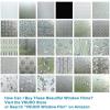 imageVSUDO 177quot x 787quot No Glue Static Cling Privacy Window Film Dandelion Flower Pattern Home Decor Window Tint Sticker 969 sq ft177 By 1575